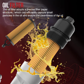 YITHSWAY oil filter and housing side profile demonstrating robust design