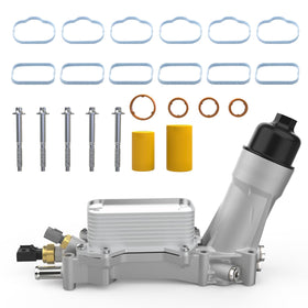 YITHSWAY front view aluminum oil cooler and filter housing, durable replacement