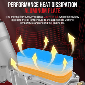 YITHSWAY pressure and temperature sensors included for accurate engine monitoring