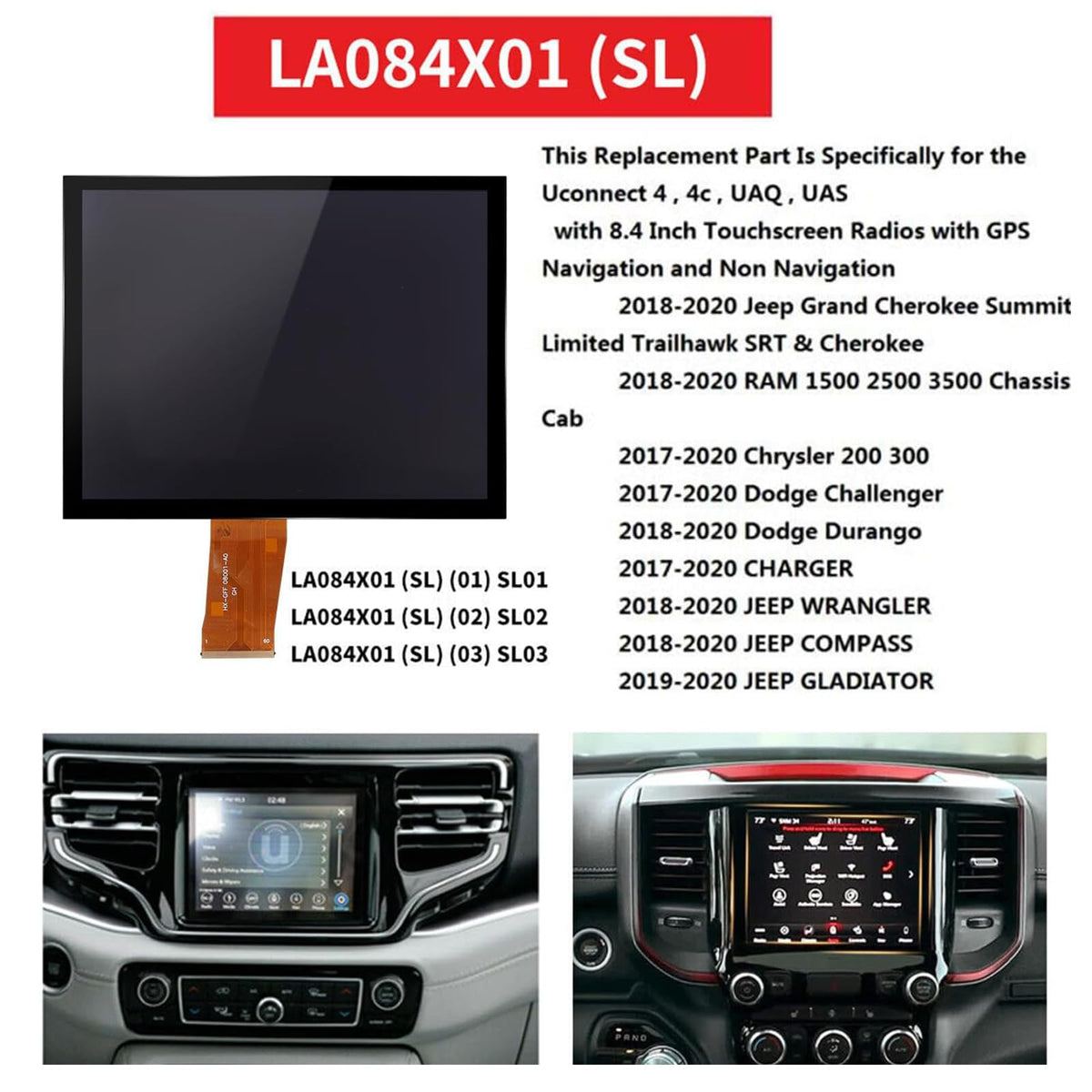 Yitrust mounted in Jeep Grand Cherokee restoring touchscreen use benefit