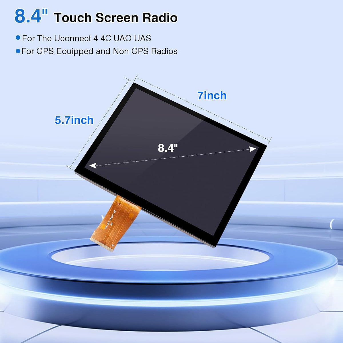 Yitrust touchscreen being used in-vehicle demonstrating fast responsive input