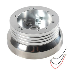 YIUIY adapter front view showing bolt pattern and secure fit benefit