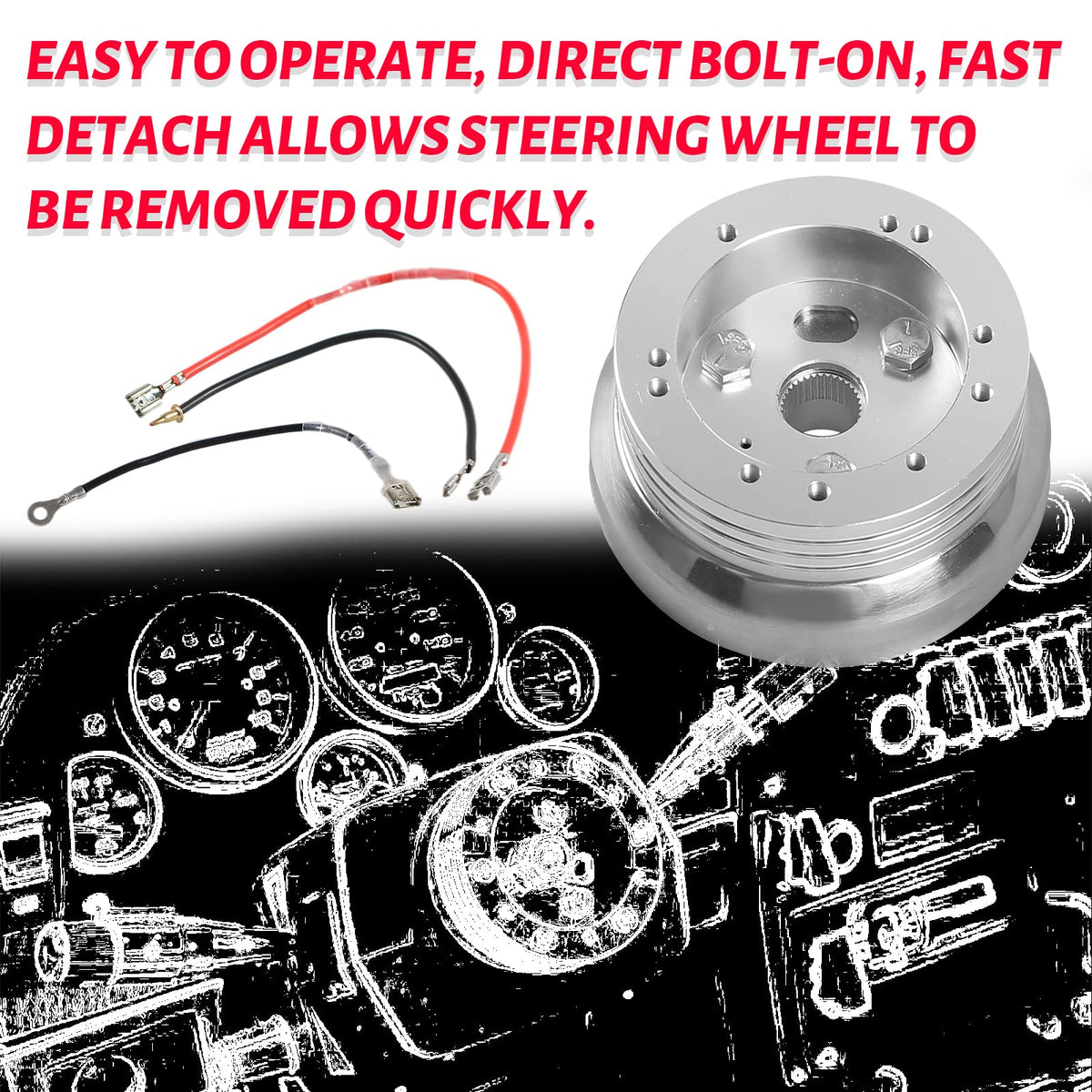 YIUIY installed on aftermarket wheel demonstrating quick-detach convenience
