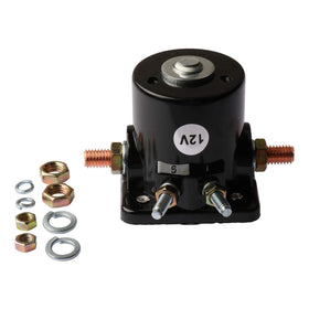 YIXIN solenoid front view showing terminals and reliable starter connection