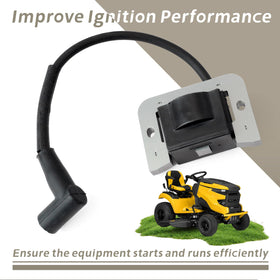 YIYANTO ignition coil installed on mower engine improving start reliability