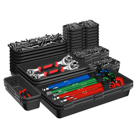 YIYITOOLS front view of full tray set showing organized compartments and quick access