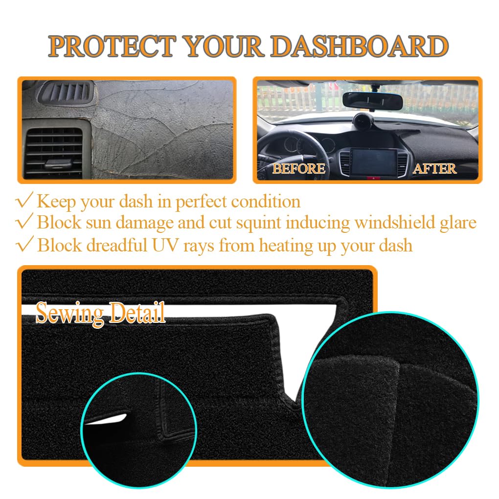Yiz dash cover Velcro fastener detail illustrating secure easy installation