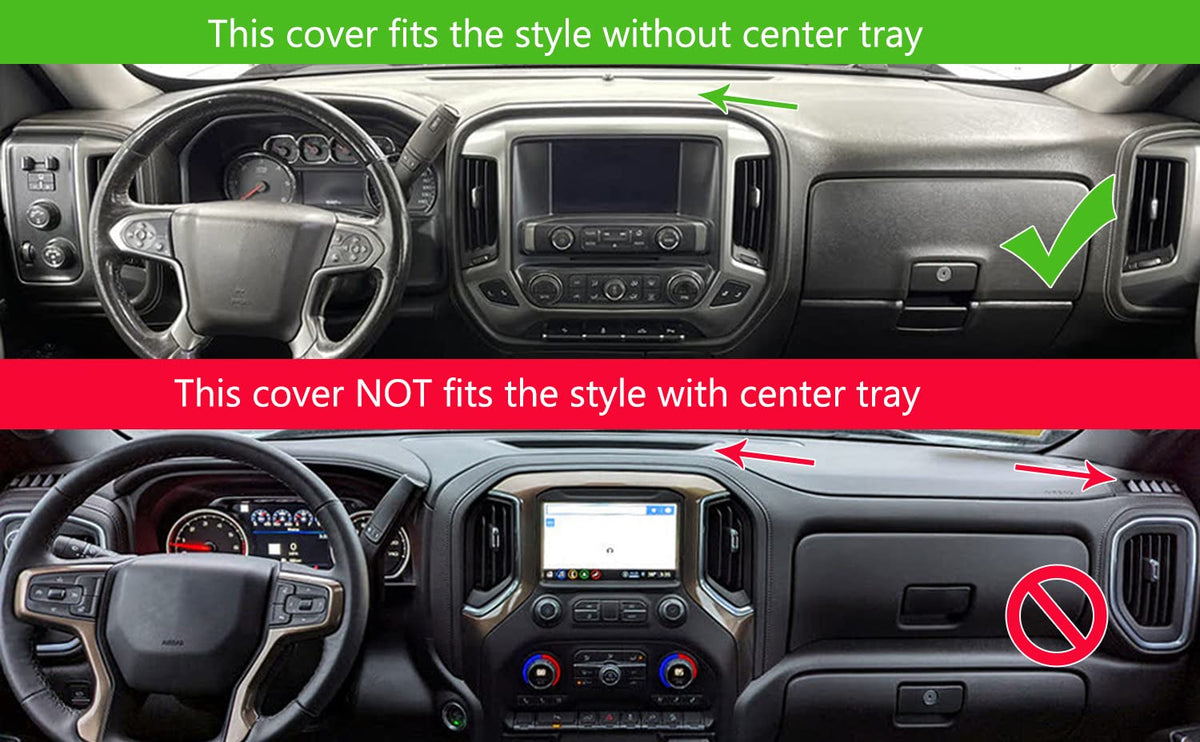 Yiz dash cover vent cutouts preserving defrost airflow and functionality