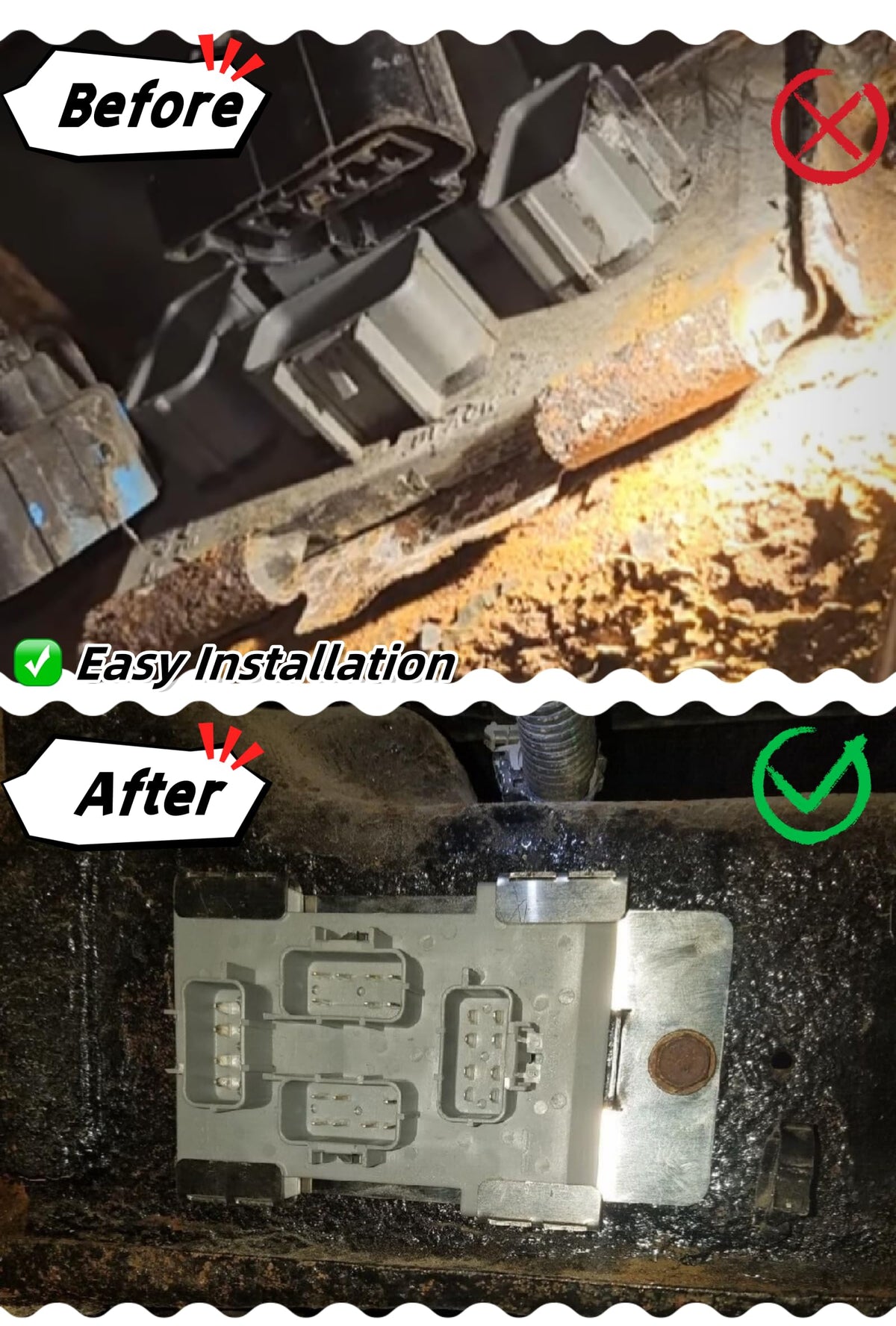 YIZHIHUA packaging and label showing safe delivery and clear part ID