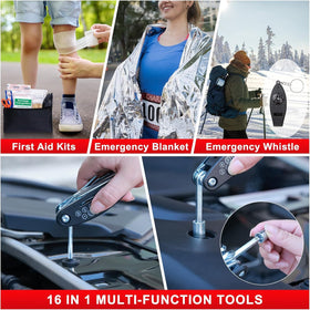 YJUSMAK kit packed in trunk showing convenient storage and travel readiness