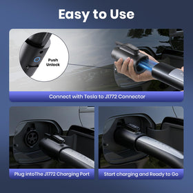 YLITES adapter held in hand to show compact size and portability benefit