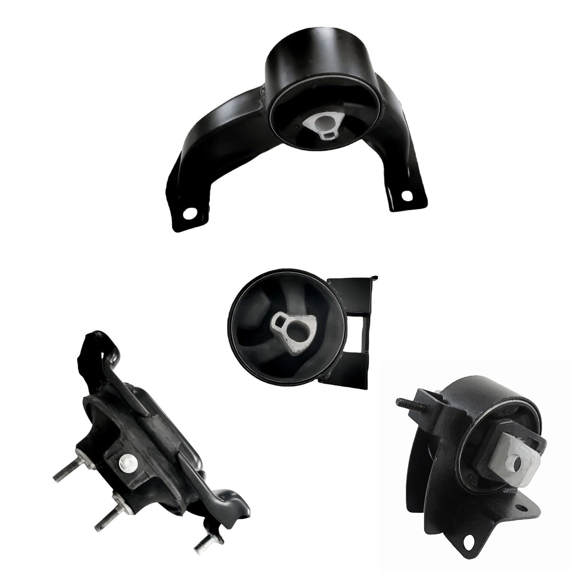 Yllhaoyuan front view of four motor mounts showing full kit and labeling for quick identification