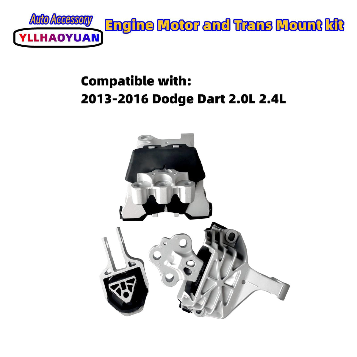 Yllhaoyuan left transmission mount close-up showing fitment accuracy and durability