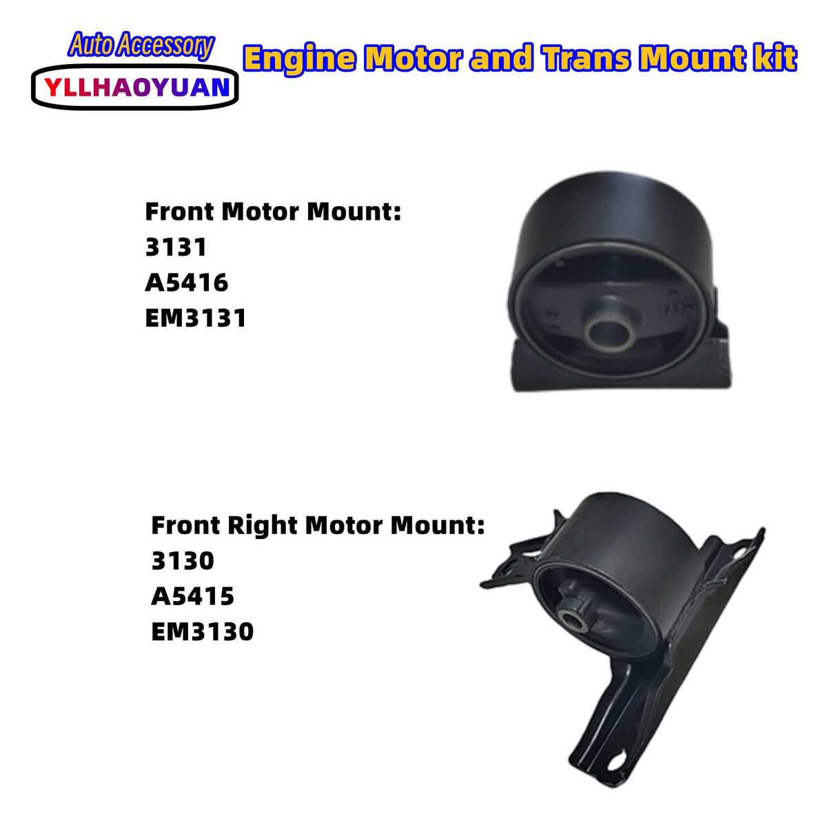 Yllhaoyuan mount installed in engine bay demonstrating restored engine alignment