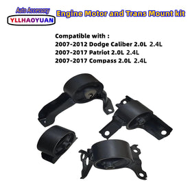 Yllhaoyuan rear engine mount close-up showing reinforced rubber for vibration control