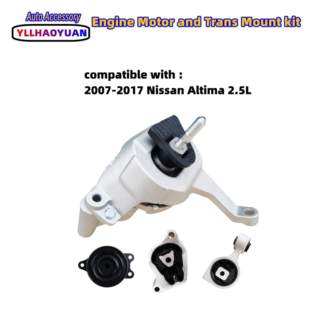 Yllhaoyuan rear mount close-up revealing reinforced material for long-lasting damping