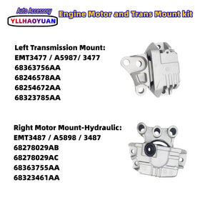 Yllhaoyuan rear torque strut mount beside ruler showing size and replacement clarity
