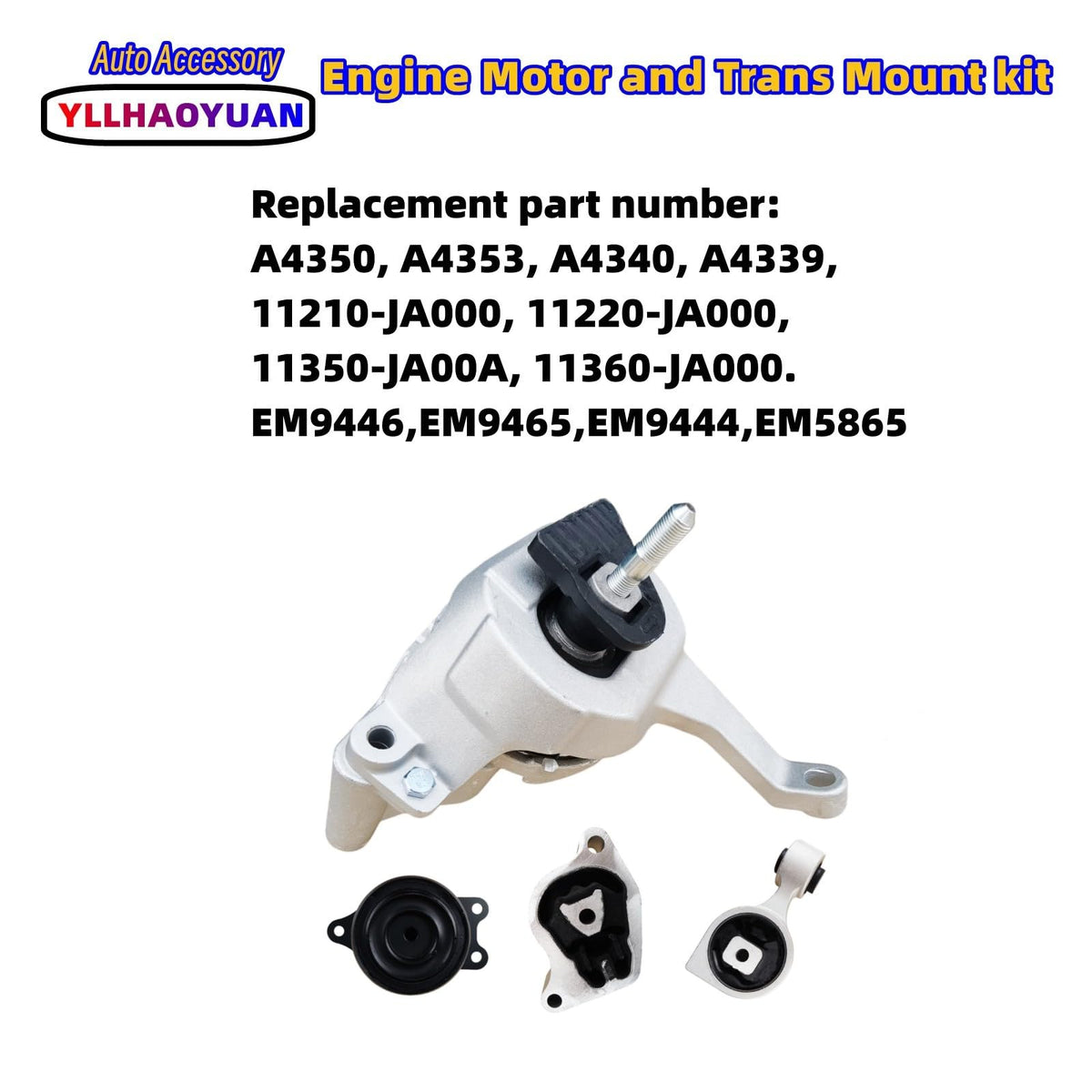 Yllhaoyuan torque strut mount top view illustrating solid construction for reduced vibration