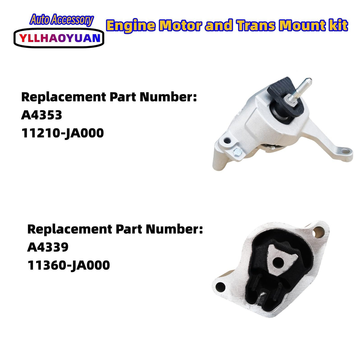 Yllhaoyuan transmission mount beside tape measure demonstrating size for accurate fit