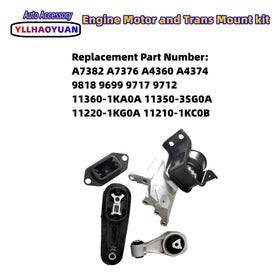Yllhaoyuan transmission mount top view showing precise fit and stability benefit
