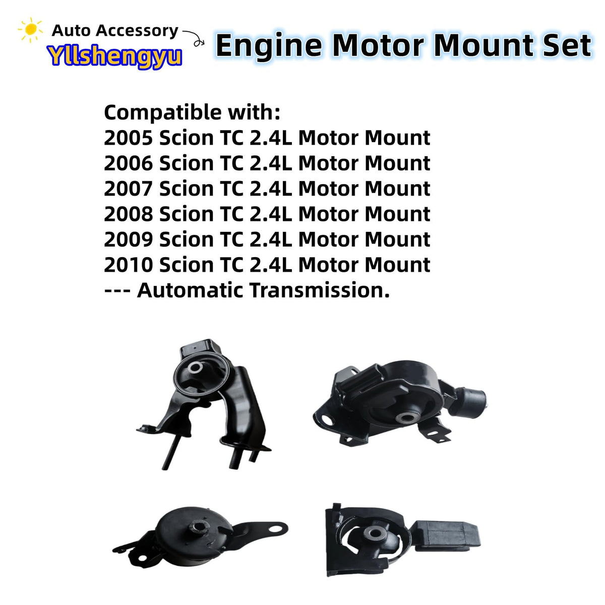 Yllshengyu close-up of mount bushing showing material and finish benefit: durable construction