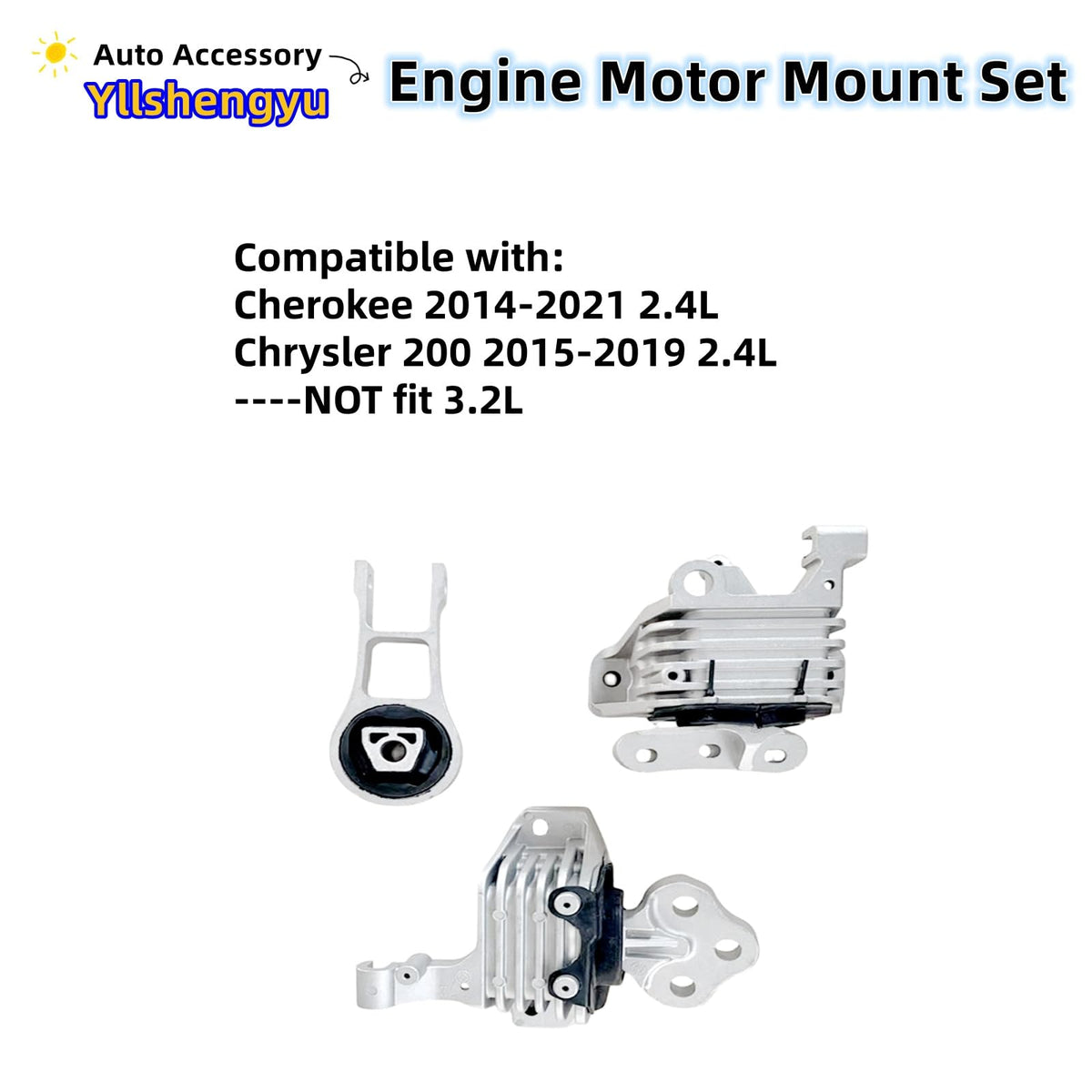 Yllshengyu close-up of hydraulic mount rubber and metal for durability