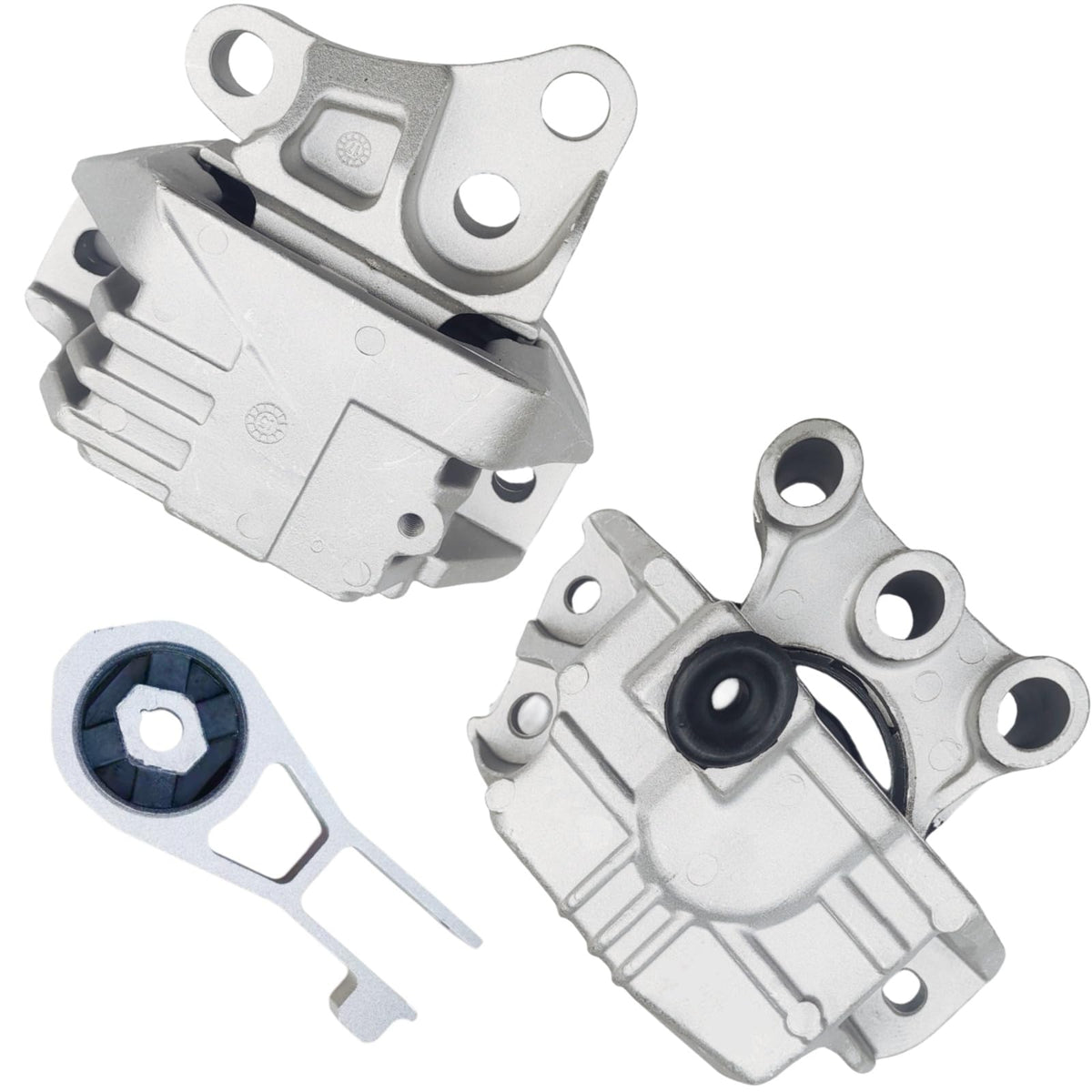 Yllshengyu front view of full 3-piece mount kit showing parts and layout for easy identification and correct fit