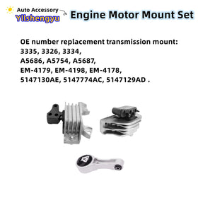 Yllshengyu right motor mount installed on a Dodge Journey showing restored stability