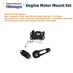 Yllshengyu left transmission mount side view demonstrating solid fit and drivetrain alignment benefit