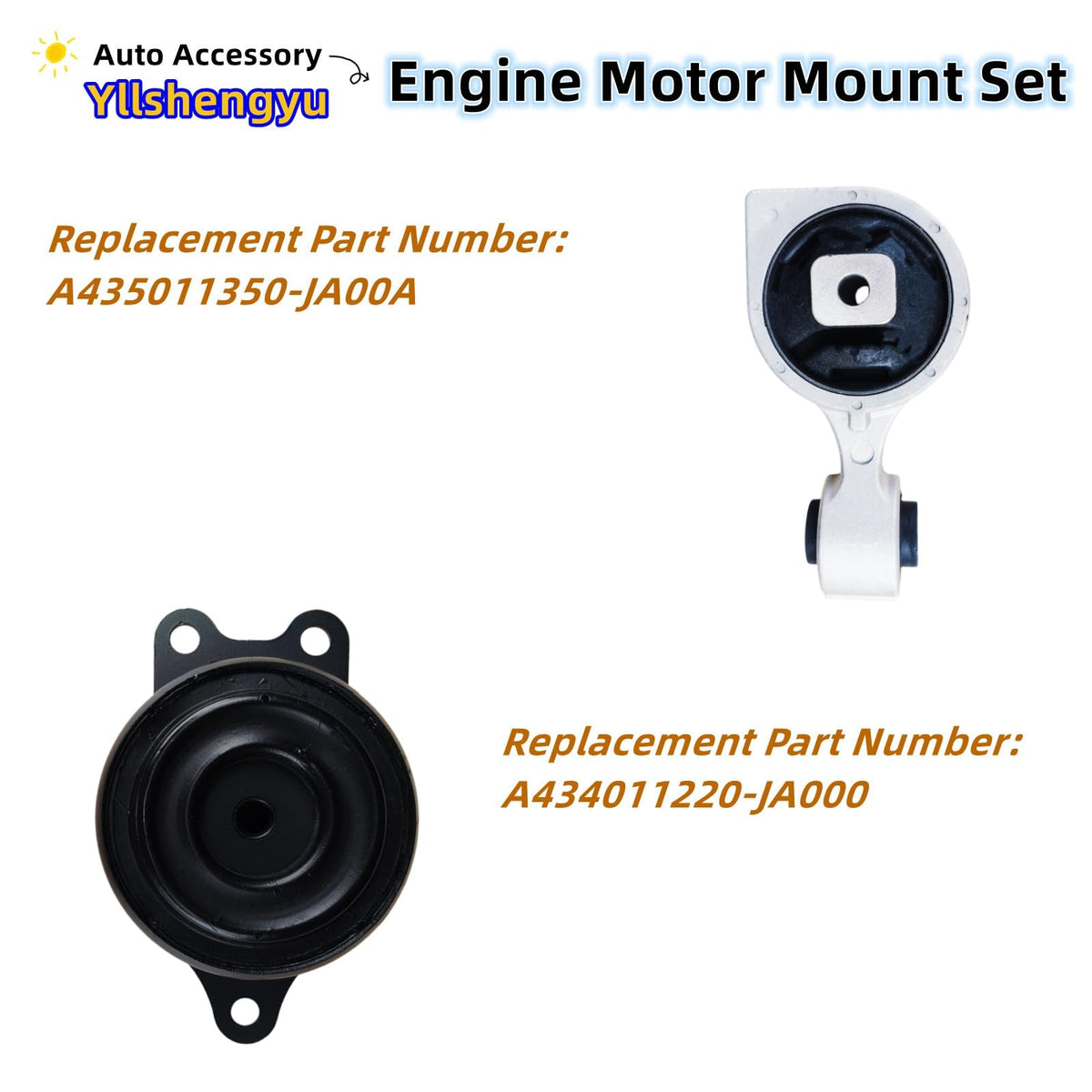 Yllshengyu motor mount kit installed in Nissan Altima demonstrating improved engine stability