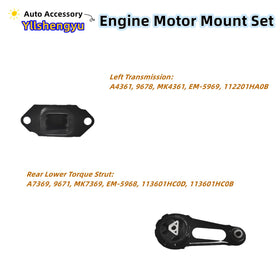 Yllshengyu three-piece mount kit installed in Nissan Versa engine bay reducing engine movement