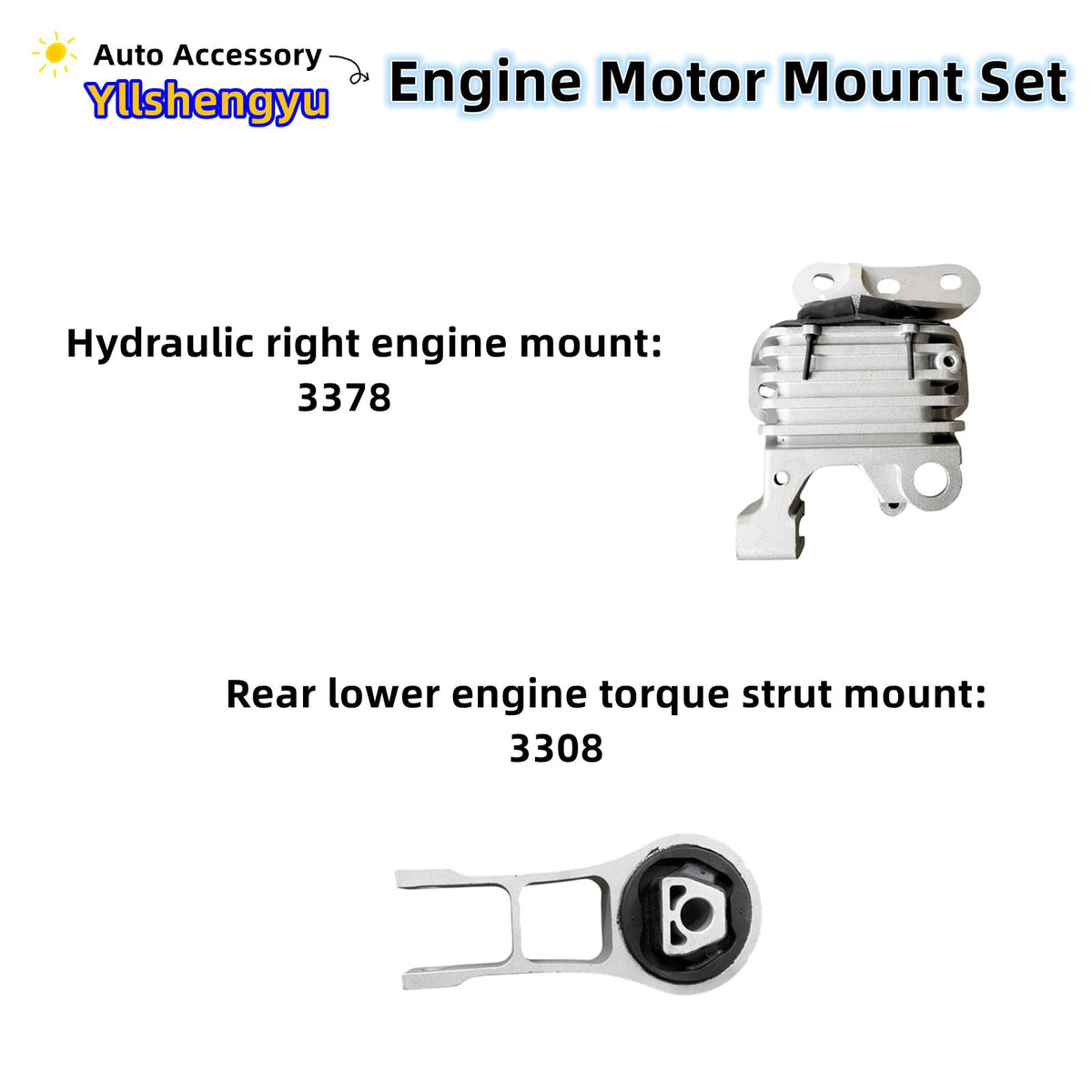 Yllshengyu rear torque strut detail and label for correct orientation