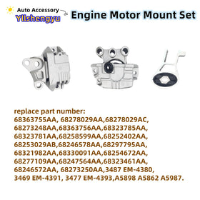 Yllshengyu detailed view of left transmission mount highlighting bolt holes and durable materials for secure support