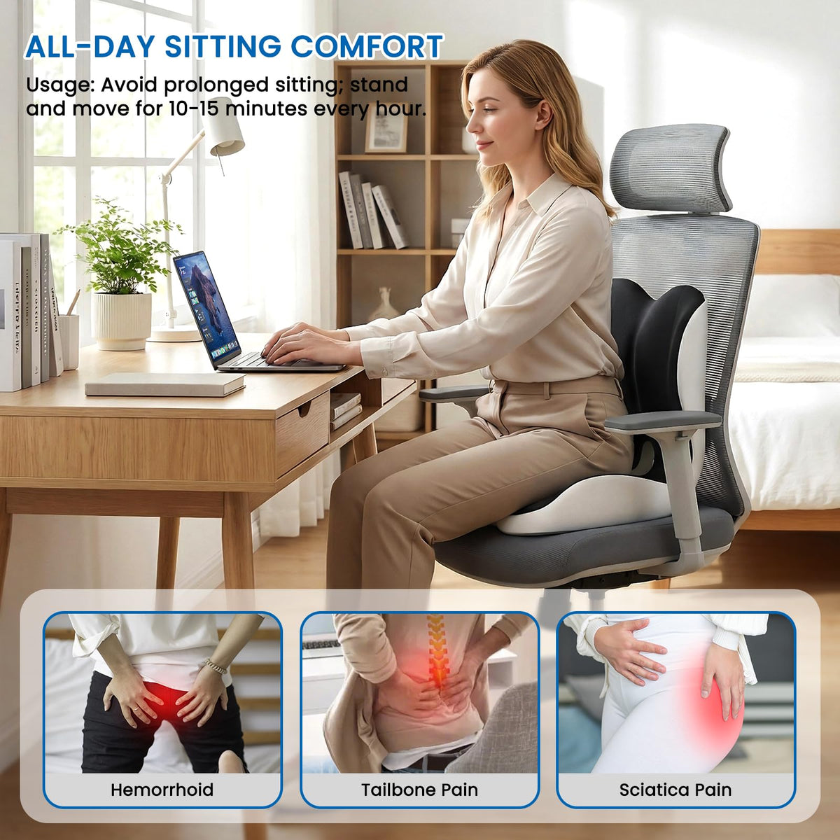 YLSCOO detailed memory foam texture offering balanced support