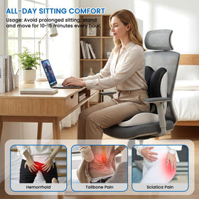 YLSCOO detailed memory foam texture offering balanced support