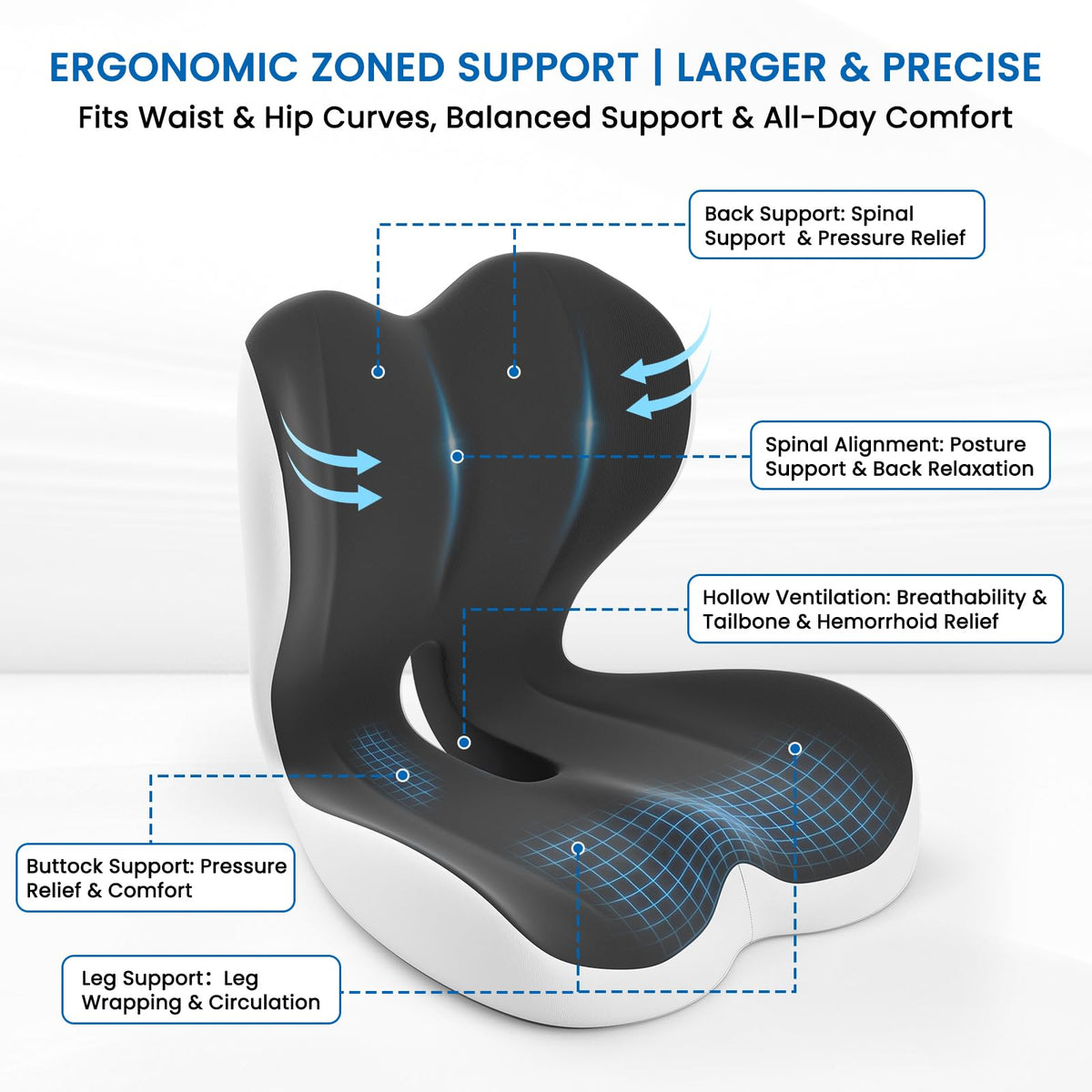 YLSCOO removable cover zipper for easy cleaning and breathability