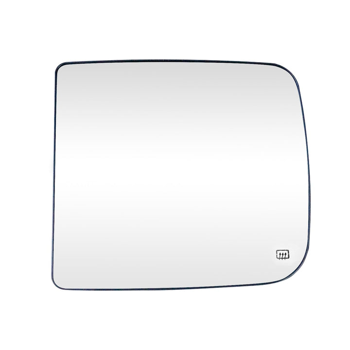 YMHHefy passenger mirror front view showing full reflective surface and clear sightline