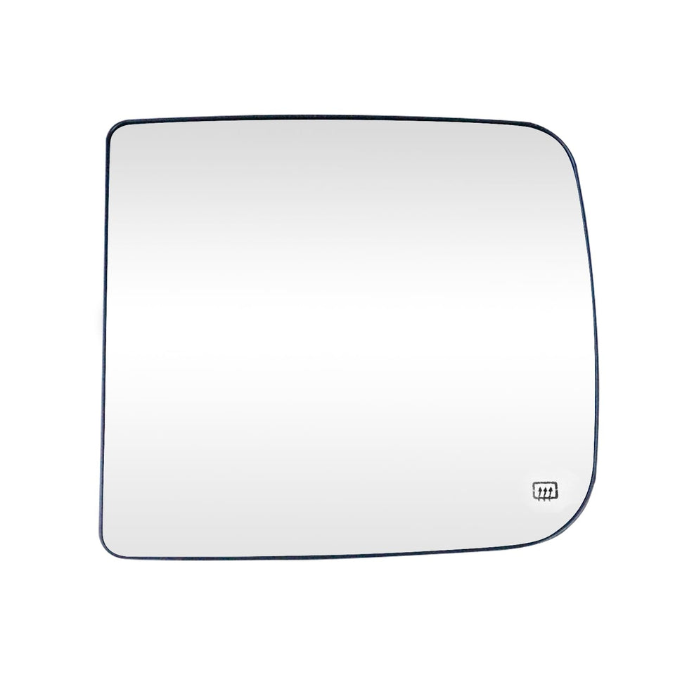 YMHHefy passenger mirror front view showing full reflective surface and clear sightline