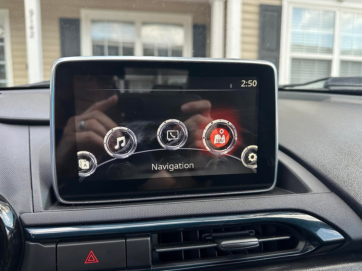 Ymiko installed in Mazda 3 infotainment showing like-new display integration