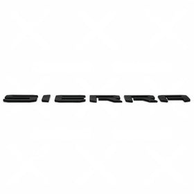Yoaoo installed SIERRA emblem on truck liftgate illustrating seamless factory-style look.