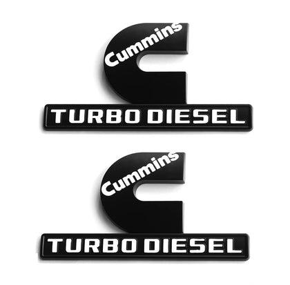 Yoaoo Cummins emblem front view showing clean OEM styling and durable finish