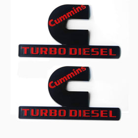 Yoaoo front view of red Cummins emblem pack showing bold branding and fit
