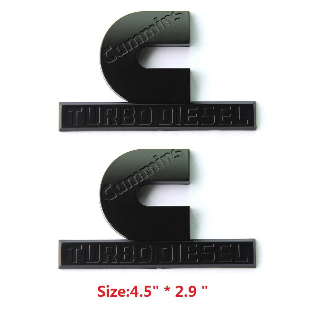 Yoaoo emblem installed on truck fender demonstrating improved factory-style appearance