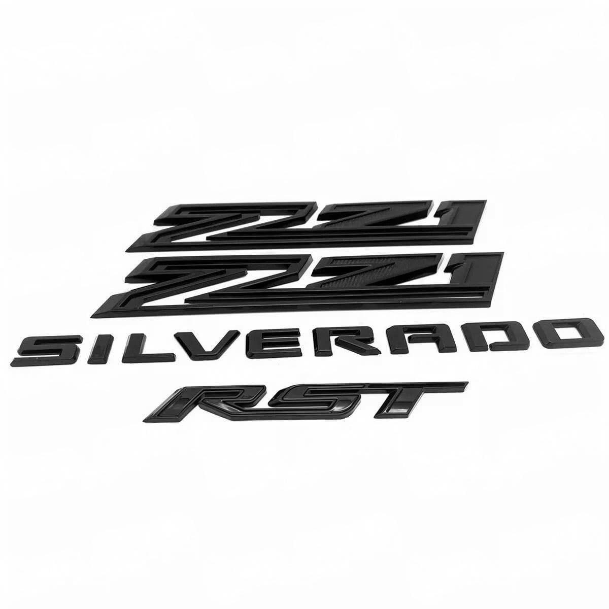 Yoaoo RST badge closeup showing three-dimensional molding and sharp contrast