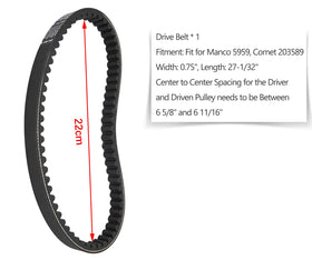 YOHIB pulley profile detail demonstrating correct belt seating and grip