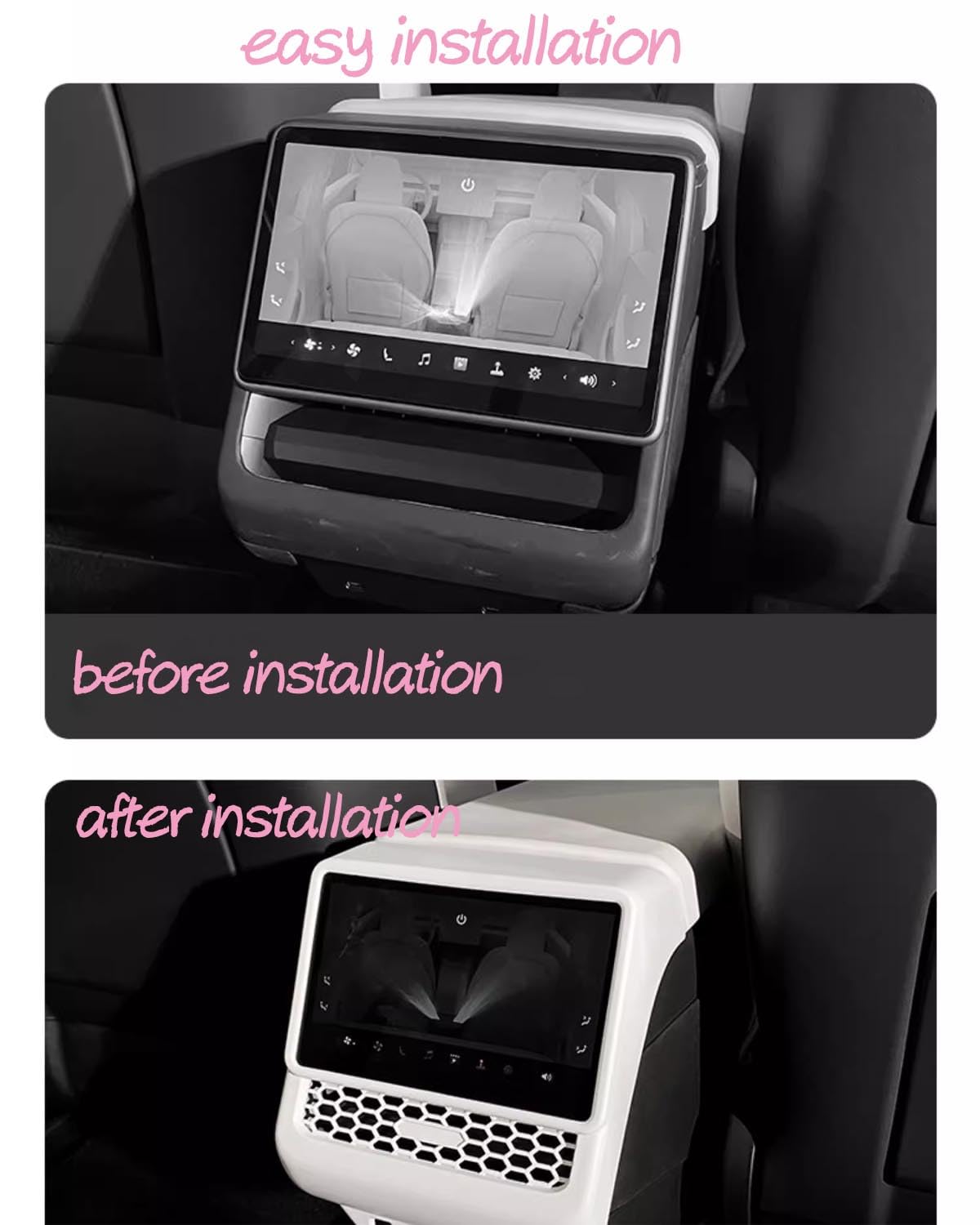 YOKOOHITECH adhesive backing detail for secure, tool-free installation benefit