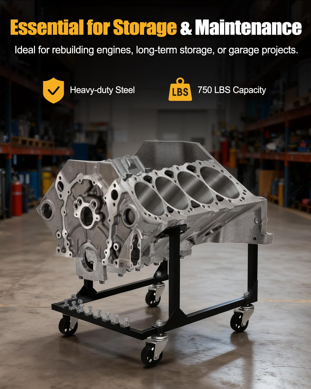 YOLANDO close-up welds and black powder coat emphasizing durable corrosion resistance