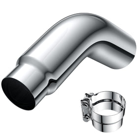 YOLANDO front view of elbow showing inlet and outlet, durable fit