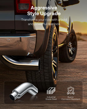 YOLANDO side profile highlighting chrome finish and corrosion resistance benefit