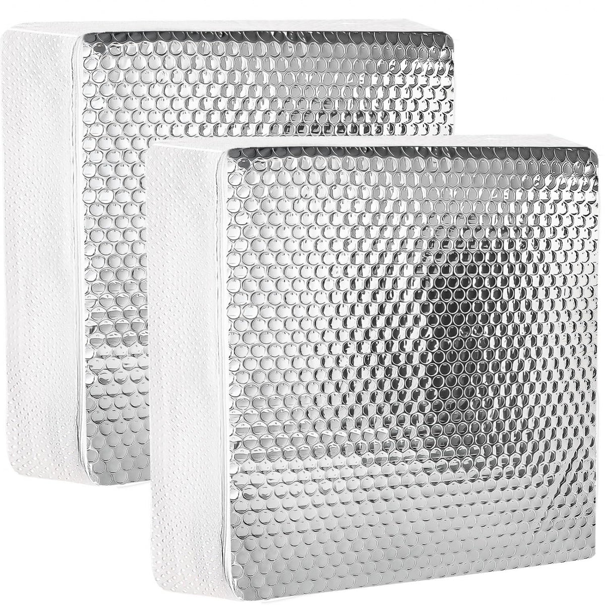 YoleShy front view of packaged 14x14 skylight insulator showing compact fit and energy benefit